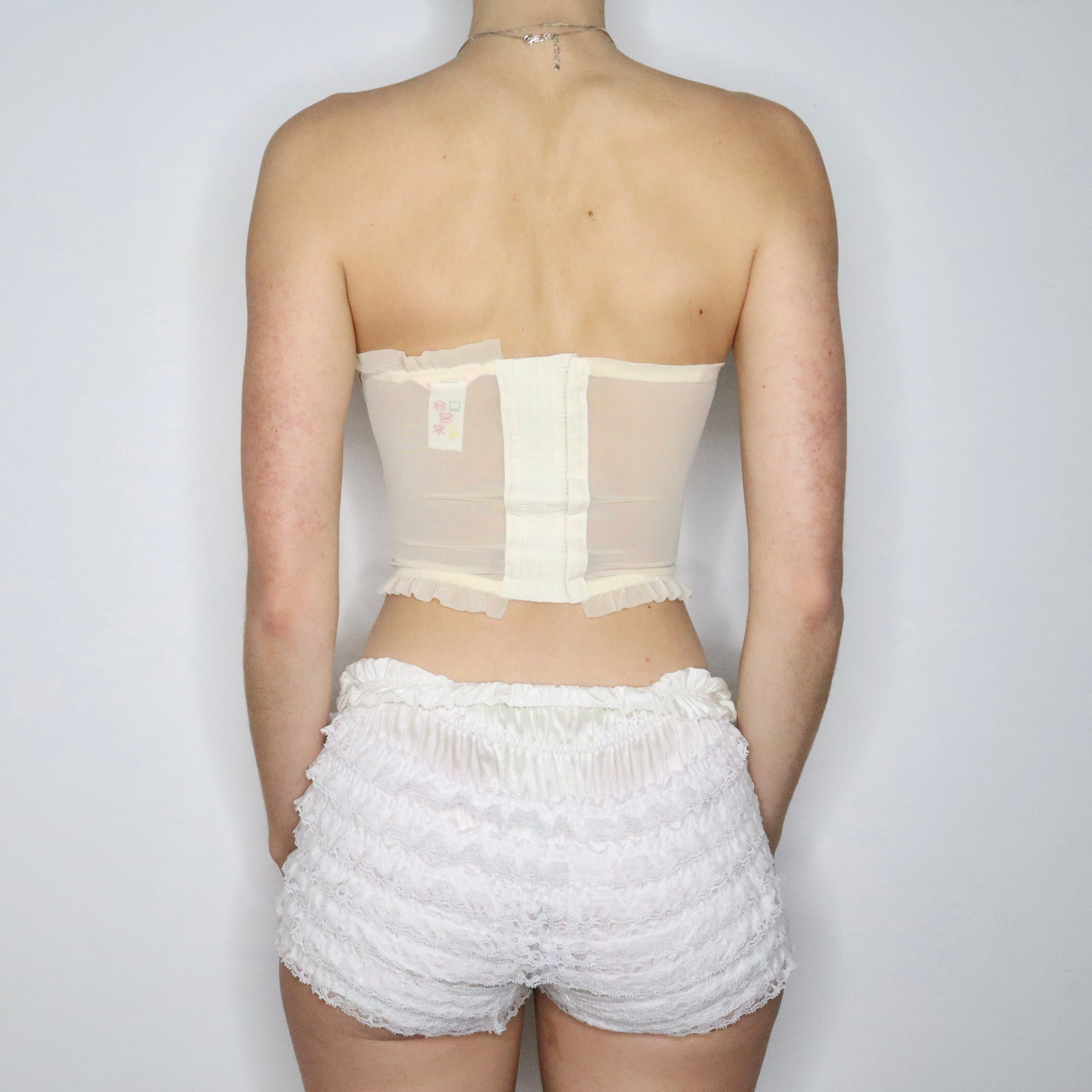 Y2K Pink Rose Fairy Corset (XS/S)