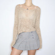 Y2K MAXMARA Slouchy Beige Sweater (L)