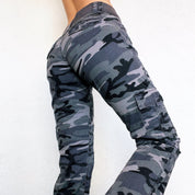 Gray Camo Cargo Pants (S)