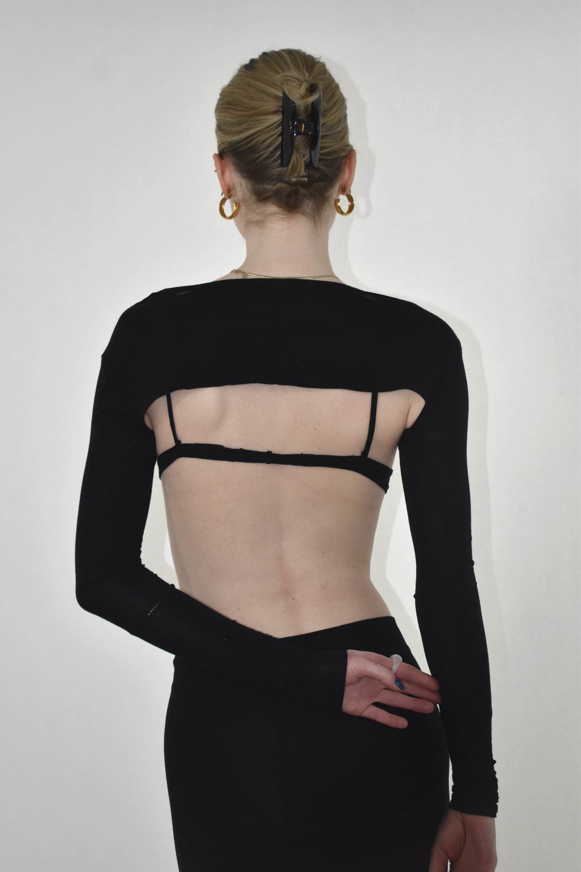 Bralette Bolero + Miniskirt Set