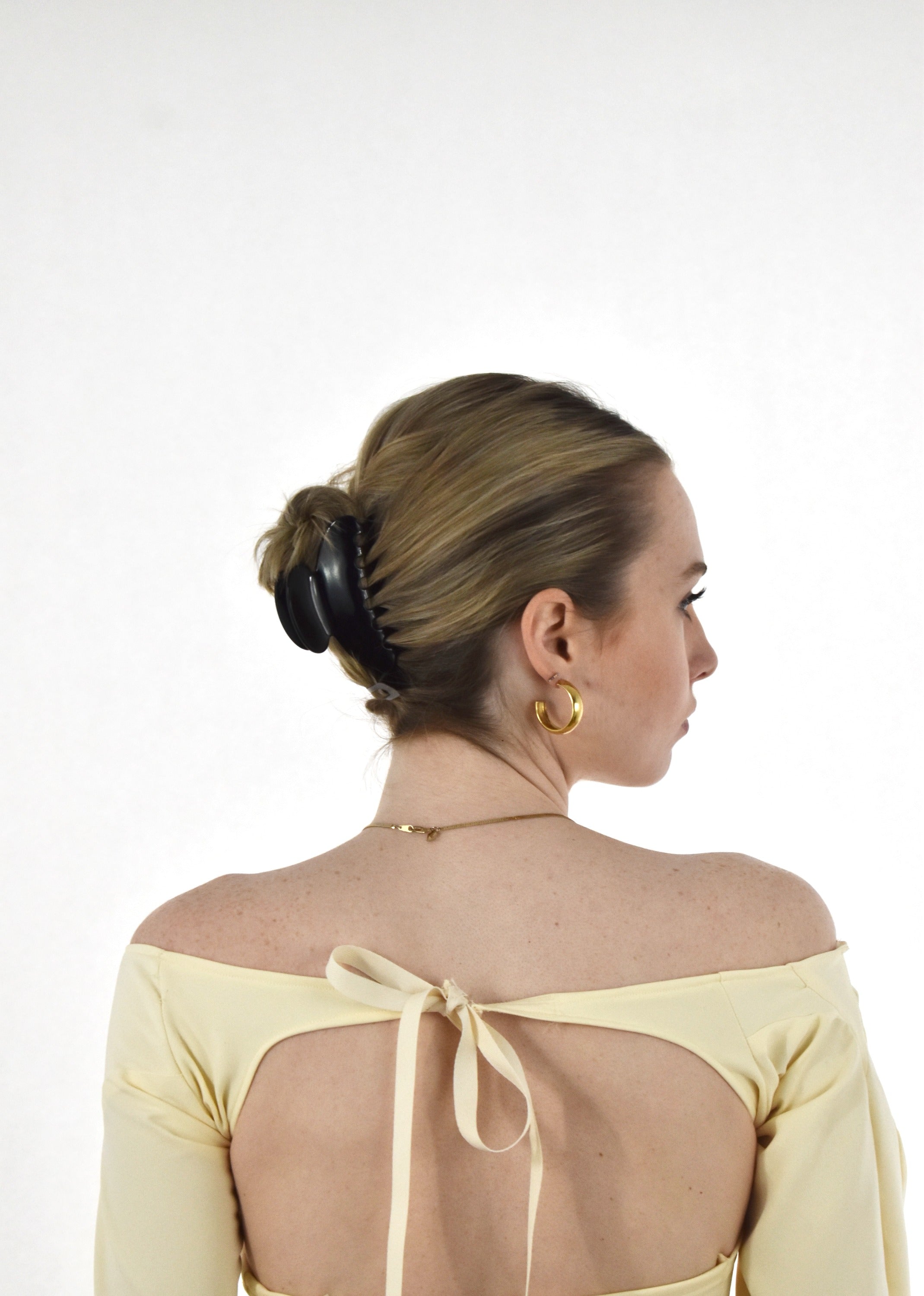 Yellow Strapless Minidress + Bolero Top