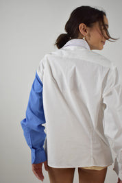 Colorblock Button Down Shirt