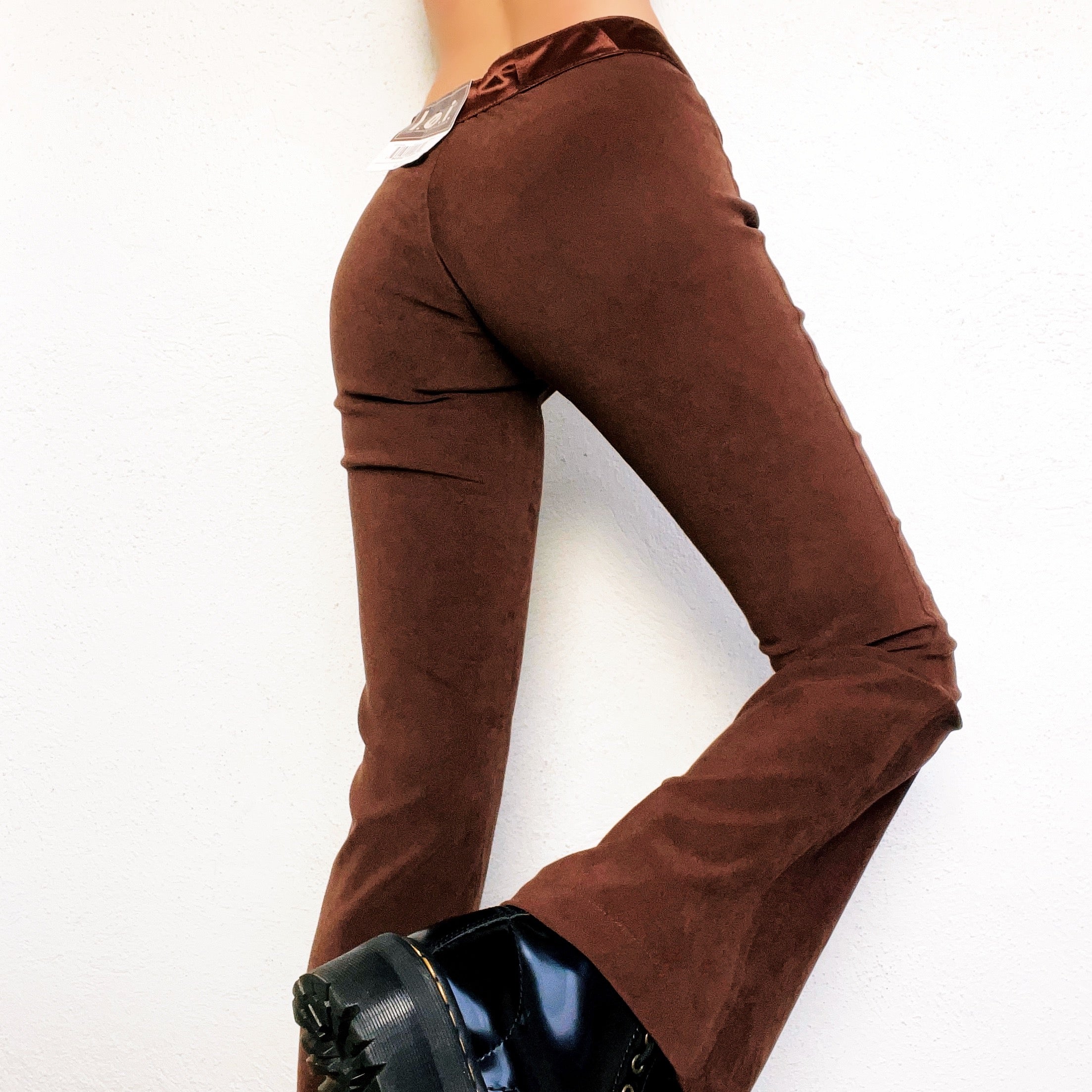 Early 2000s Brown Flared Slacks