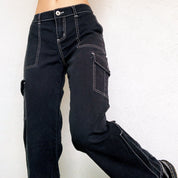 Early 2000s Faded Black Cargos