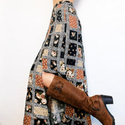 90s Patchwork Maxi Skirt