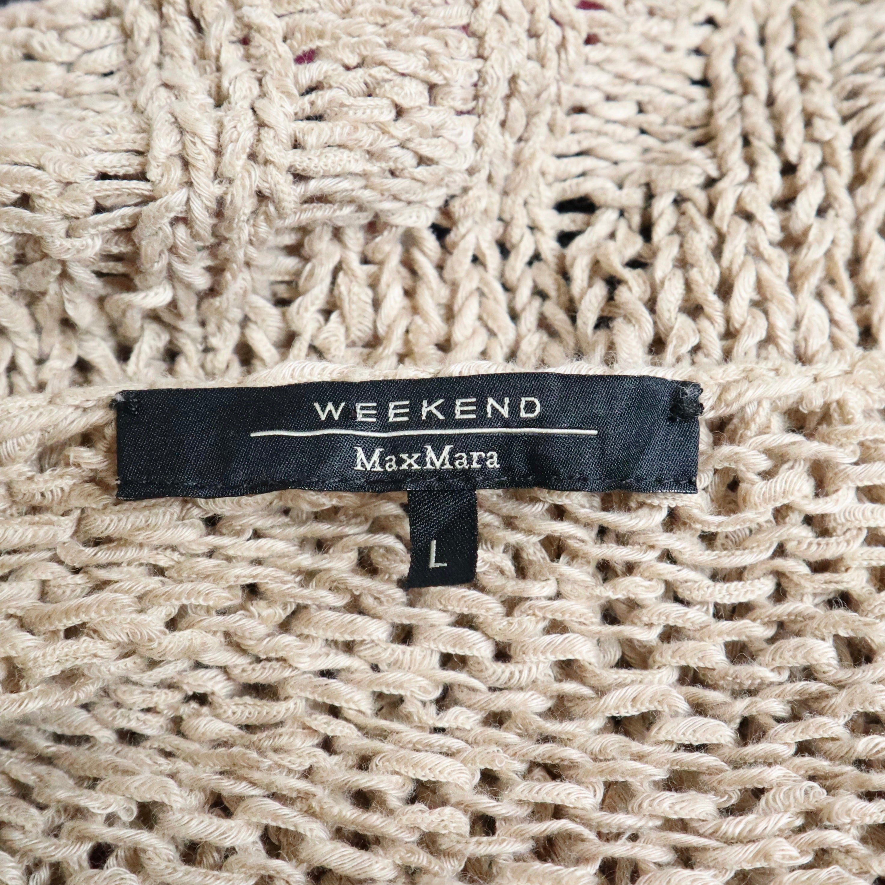 Y2K MAXMARA Slouchy Beige Sweater (L)