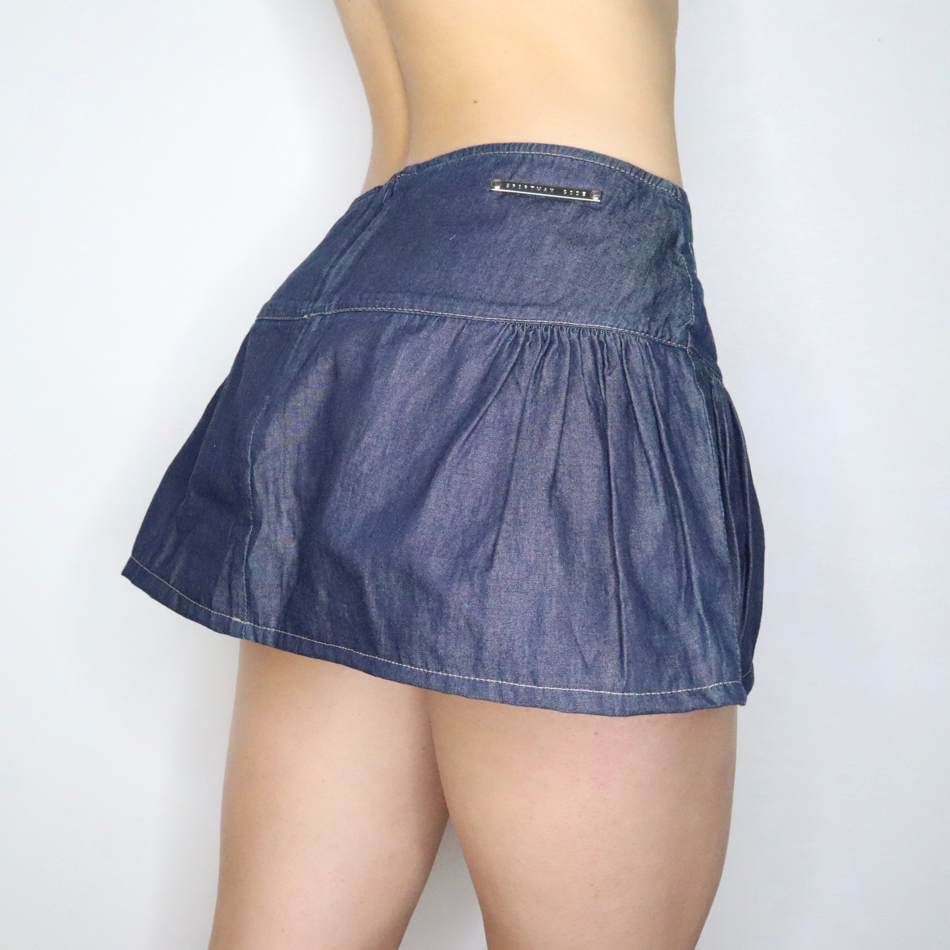 Y2K SPORTMAX Denim Mini Skirt (S)