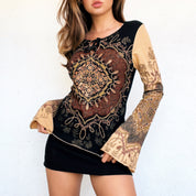 Vintage Mandala Top