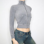 Y2K JUICY COUTURE Gray Zip Up (XS)