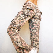 Pink & Khaki Camo Cargo Pants