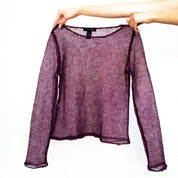 Sheer Mohair Sweater