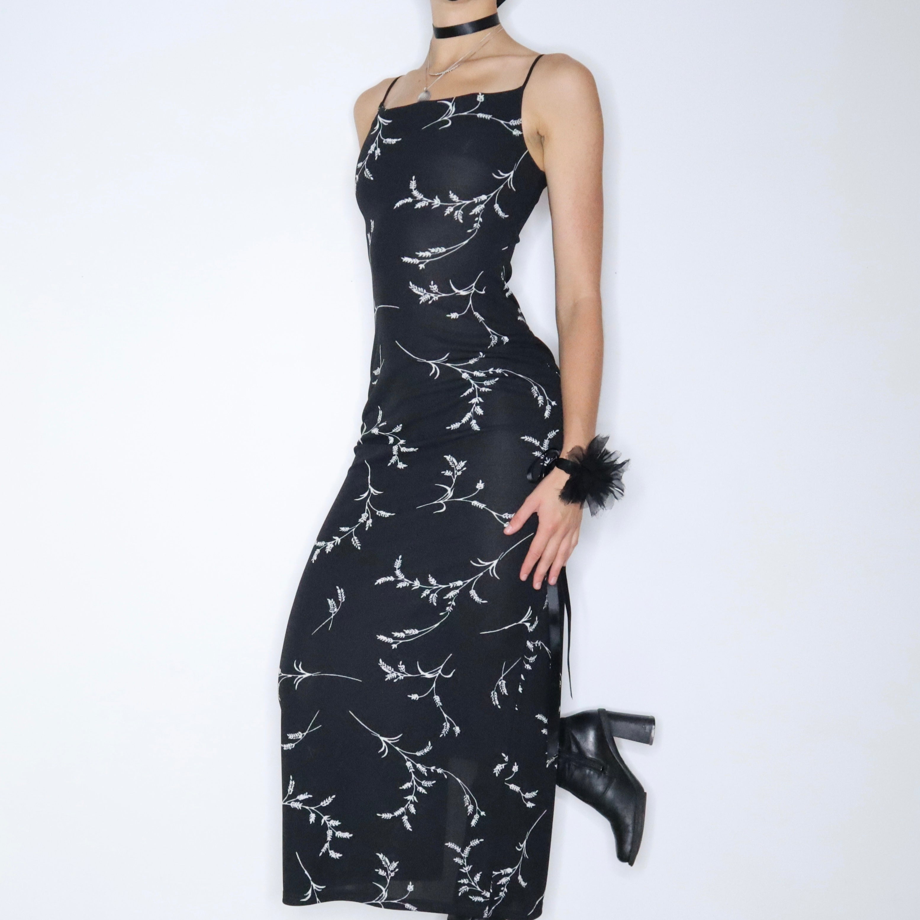 90s black maxi dress 70s Plaid Mini Dress – Luxie Vintage