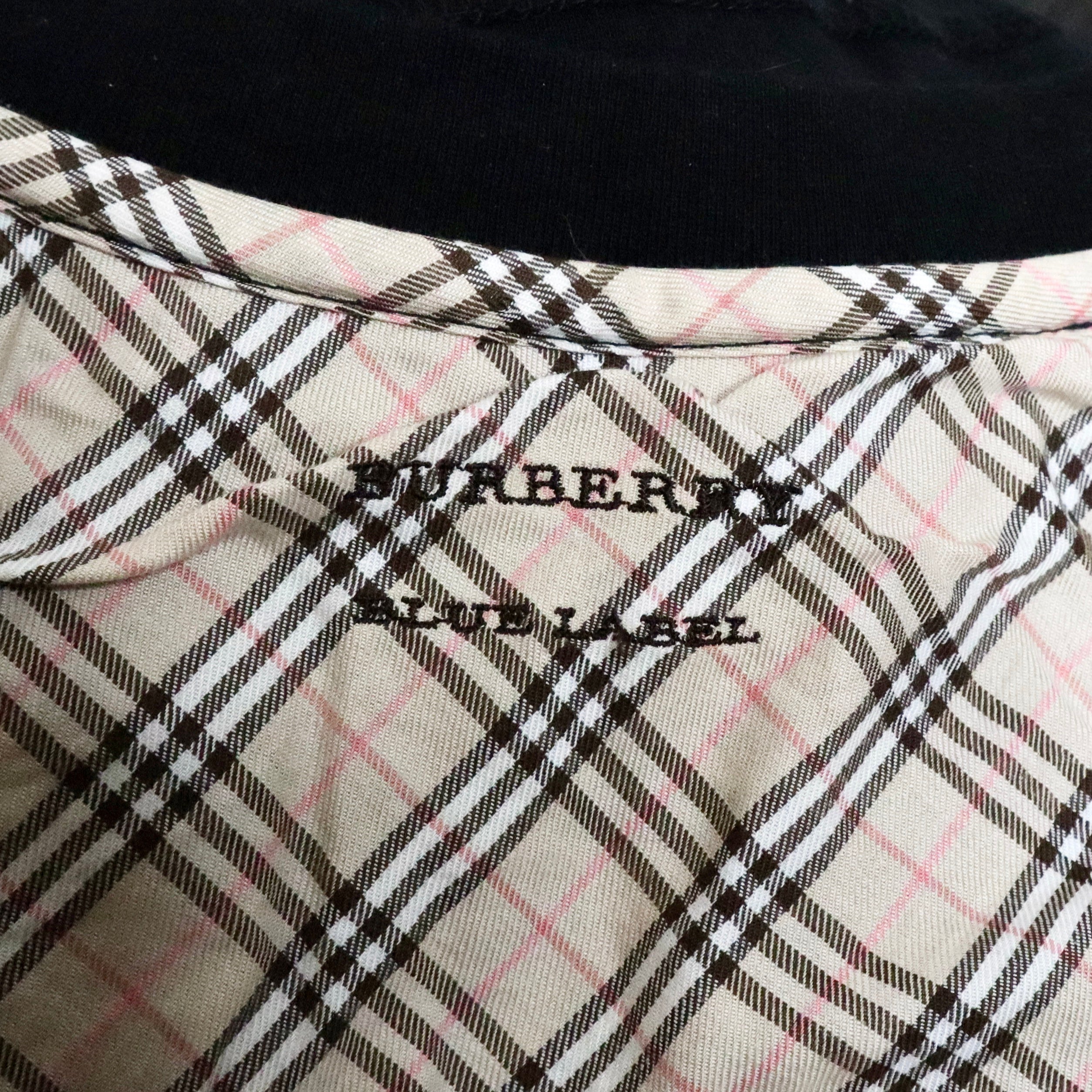 Y2K BURBERRY Black Blouse (S)