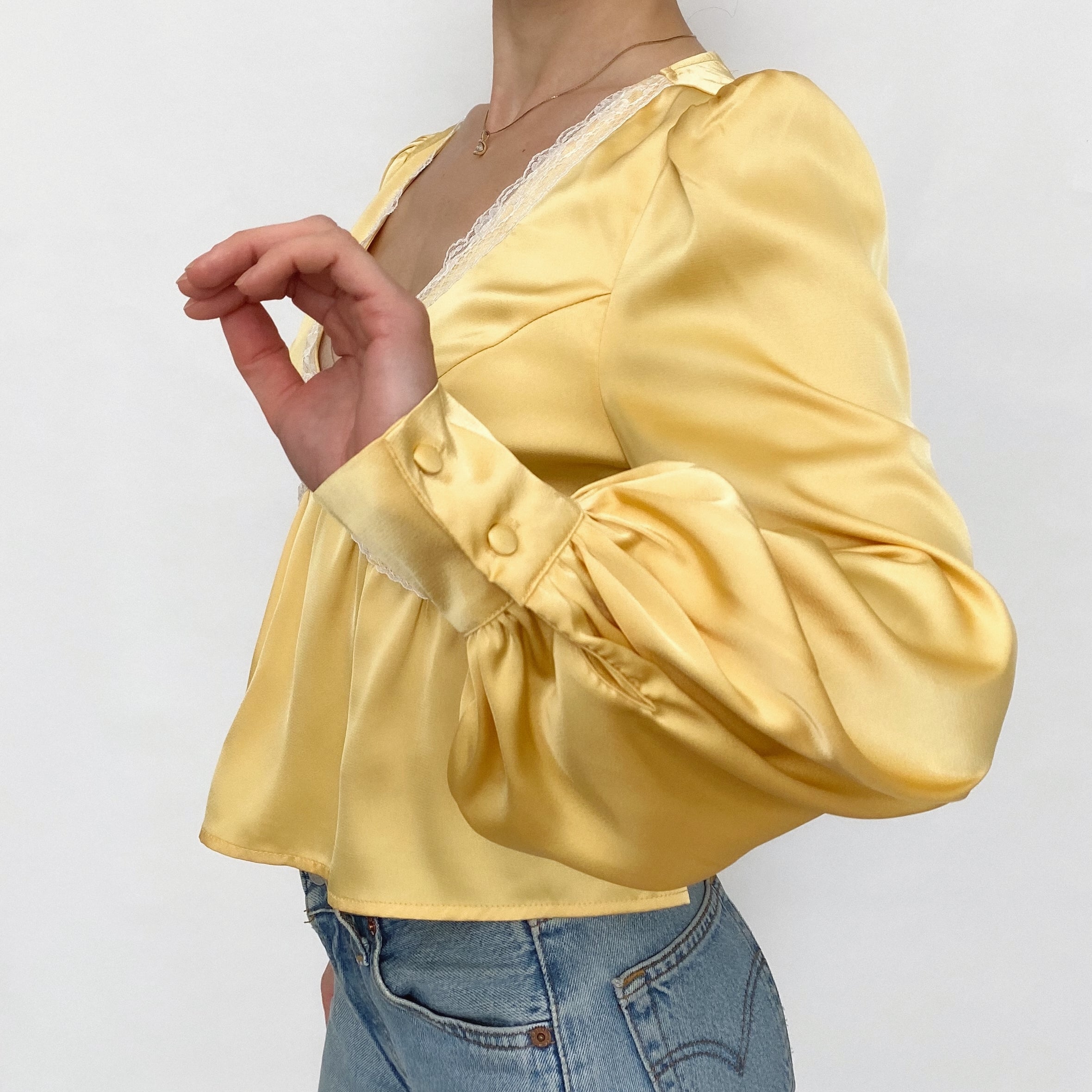 silky belle blouse - small