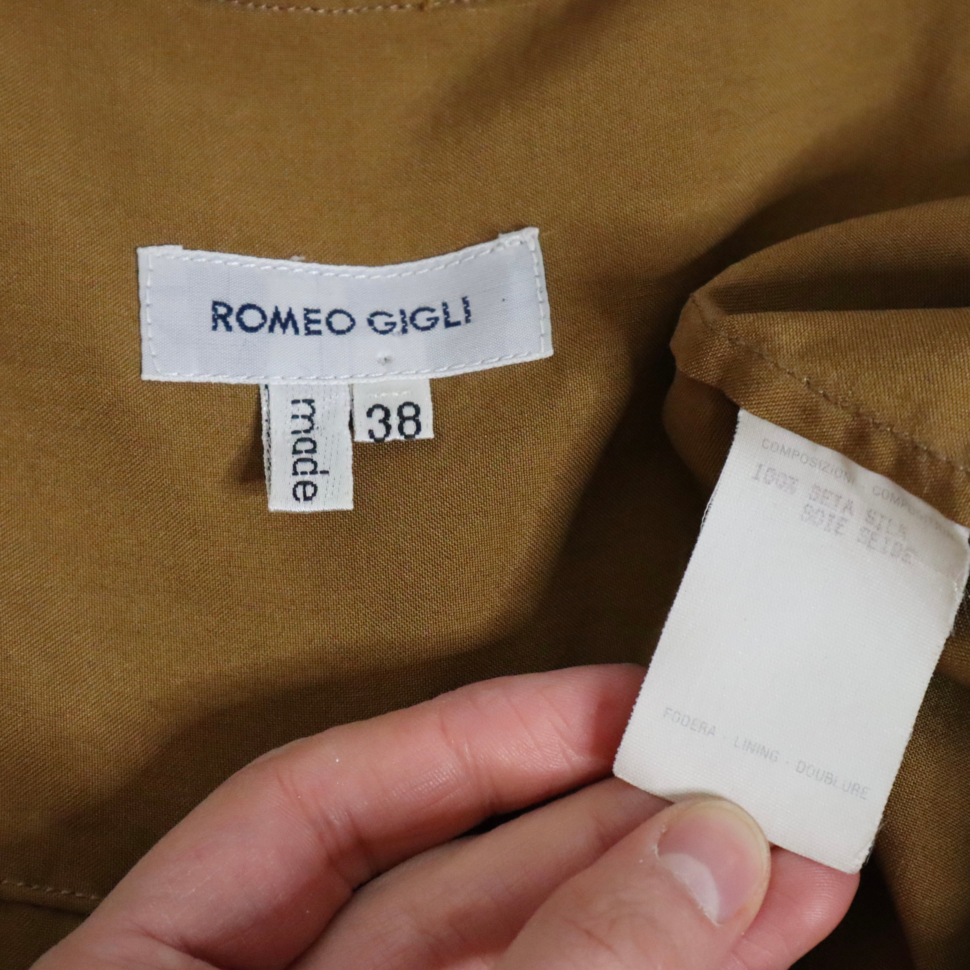 80s ROMEO GIGLI Silk Blouse (M)