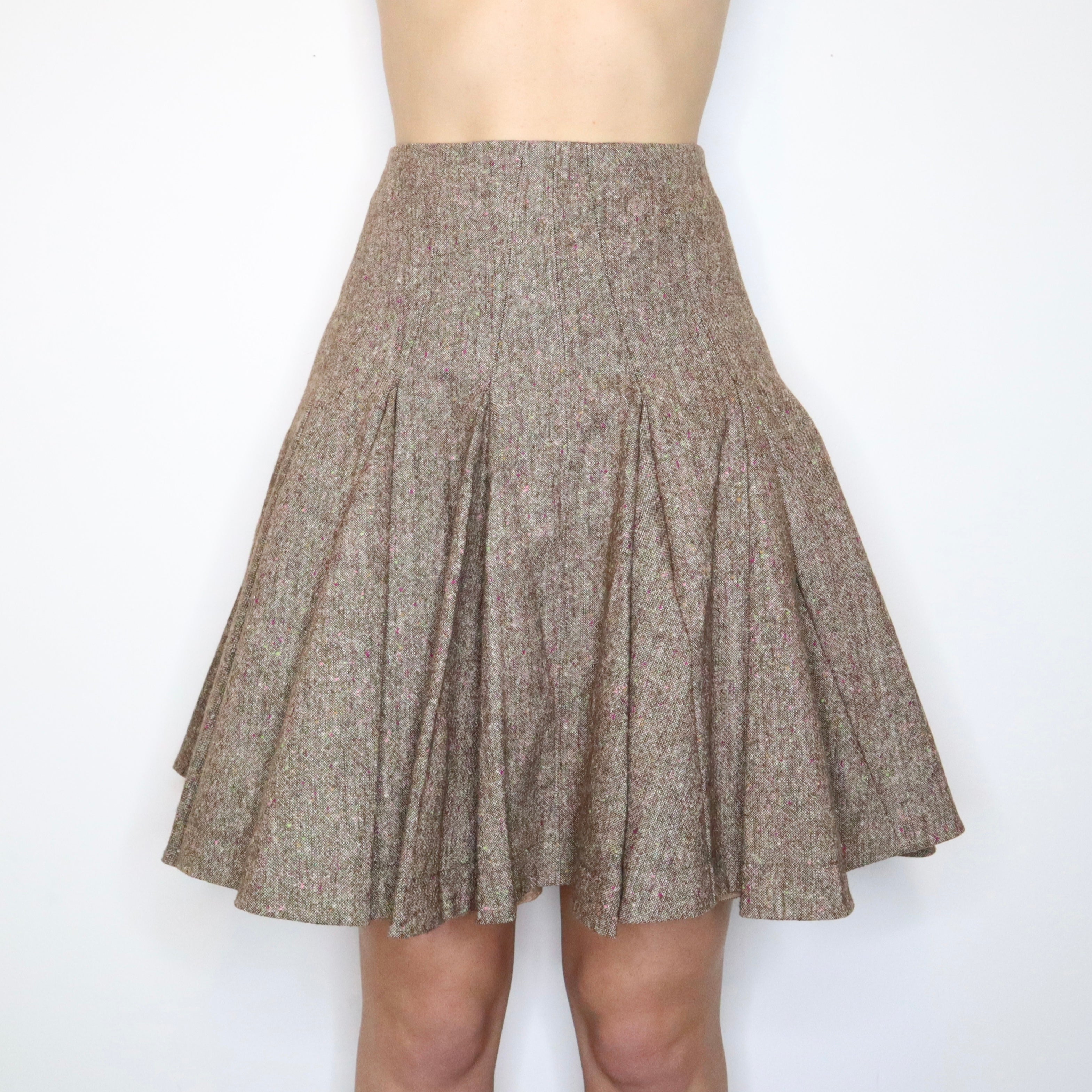 Y2K TARA JARMON Tweed Skirt (S)