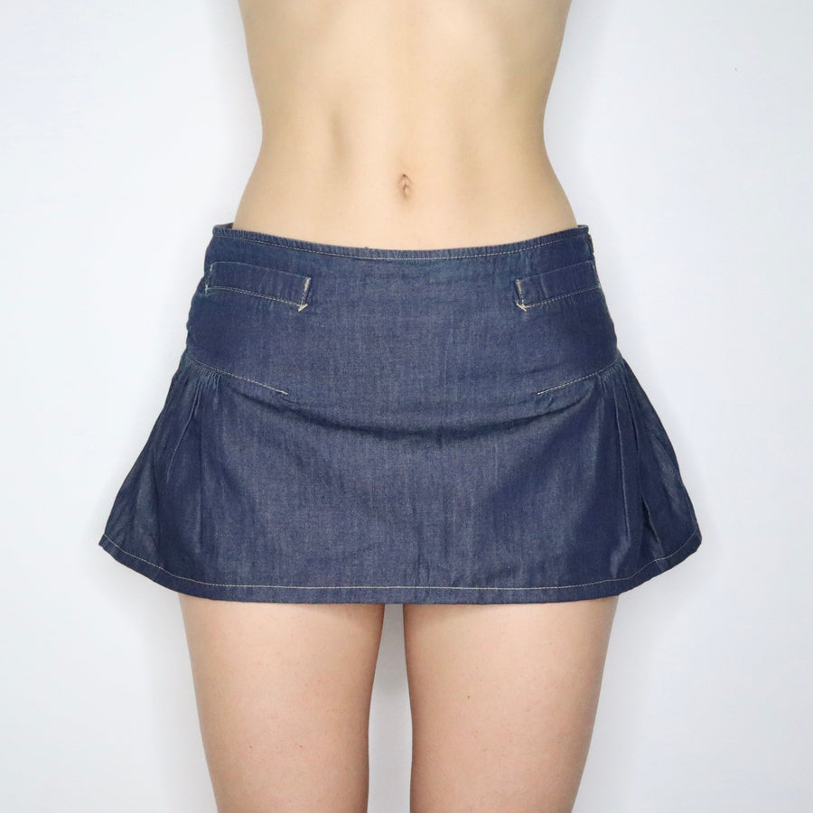 Y2K SPORTMAX Denim Mini Skirt (S)