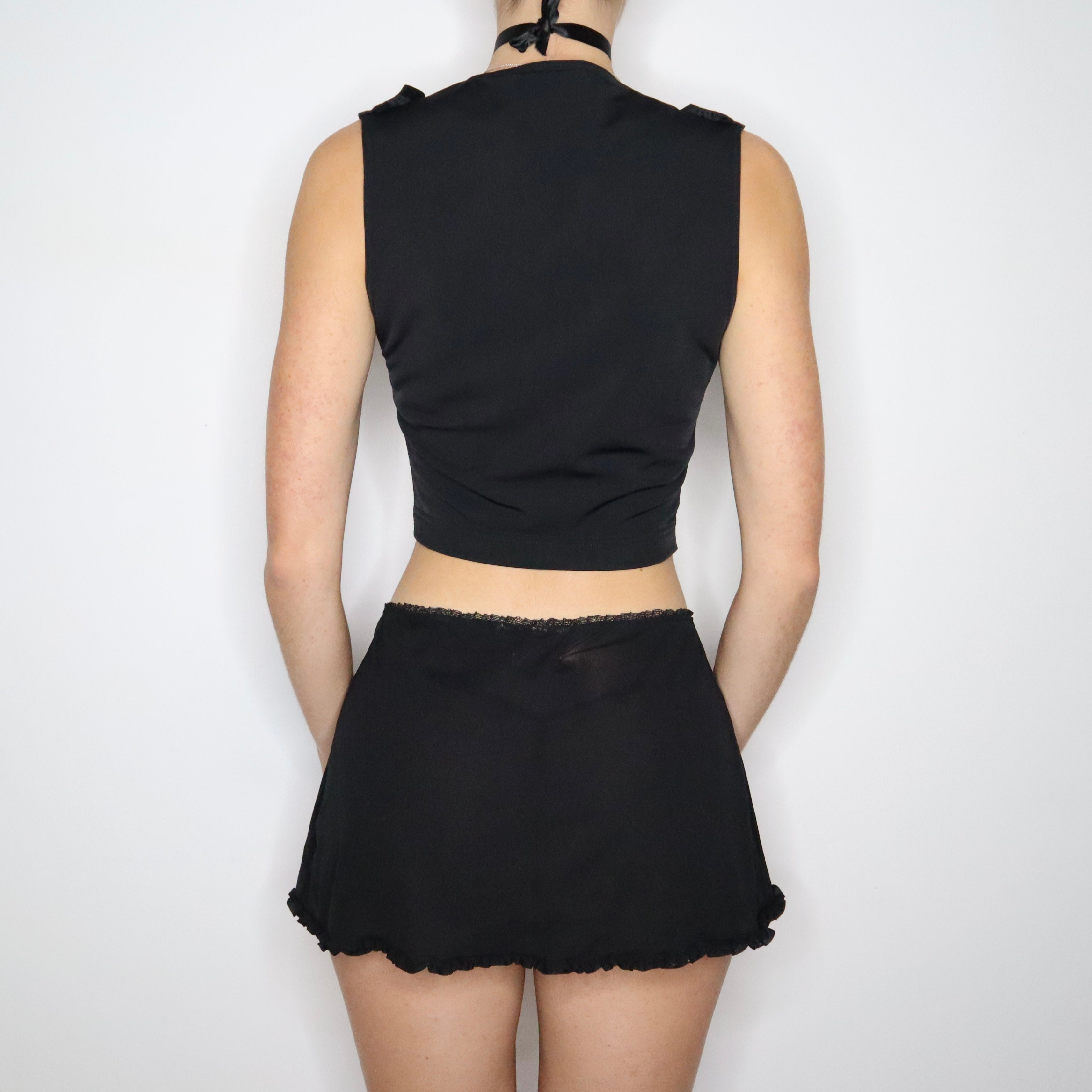 90s COP COPINE Black Vest (S)