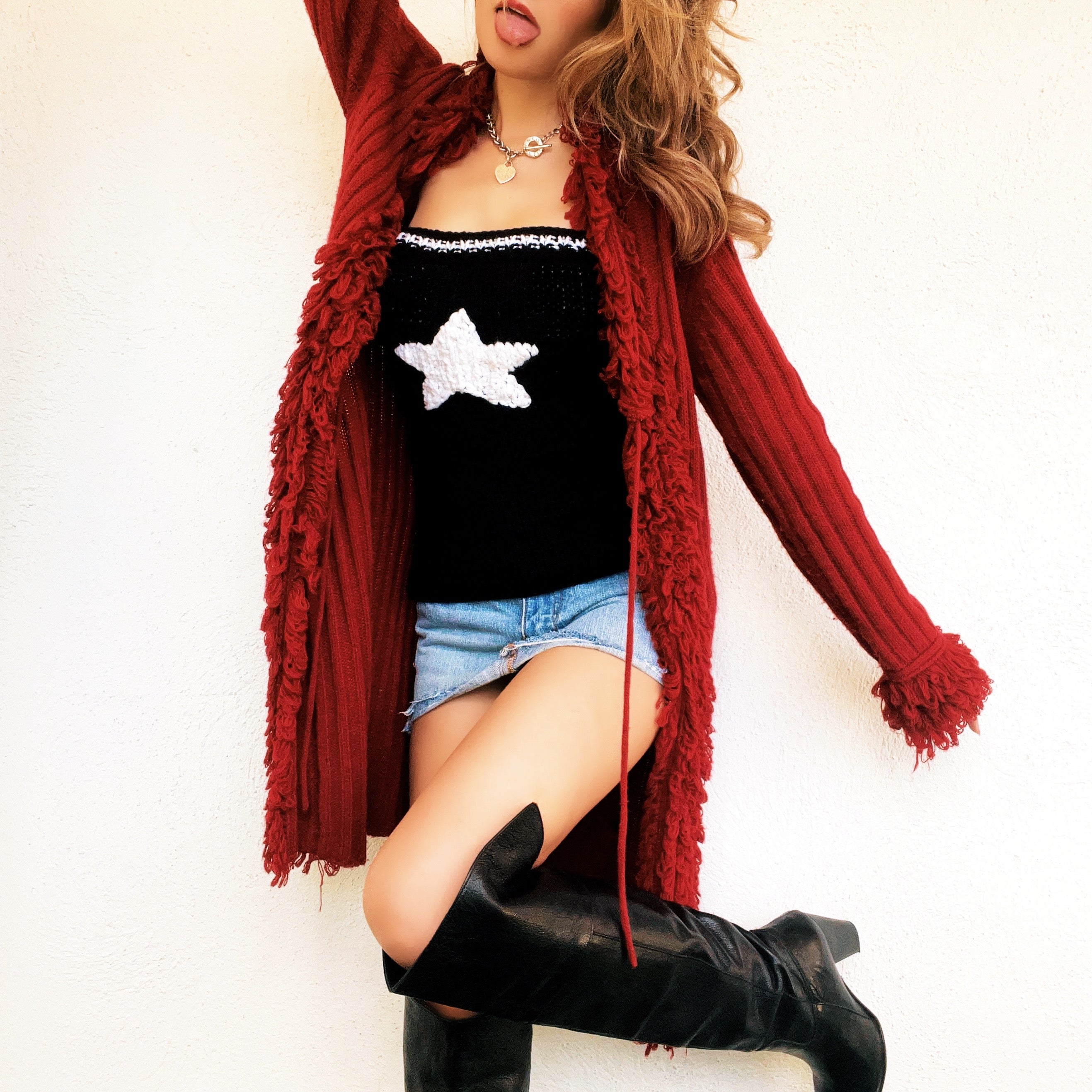 I'm A Star Knit Tube Top