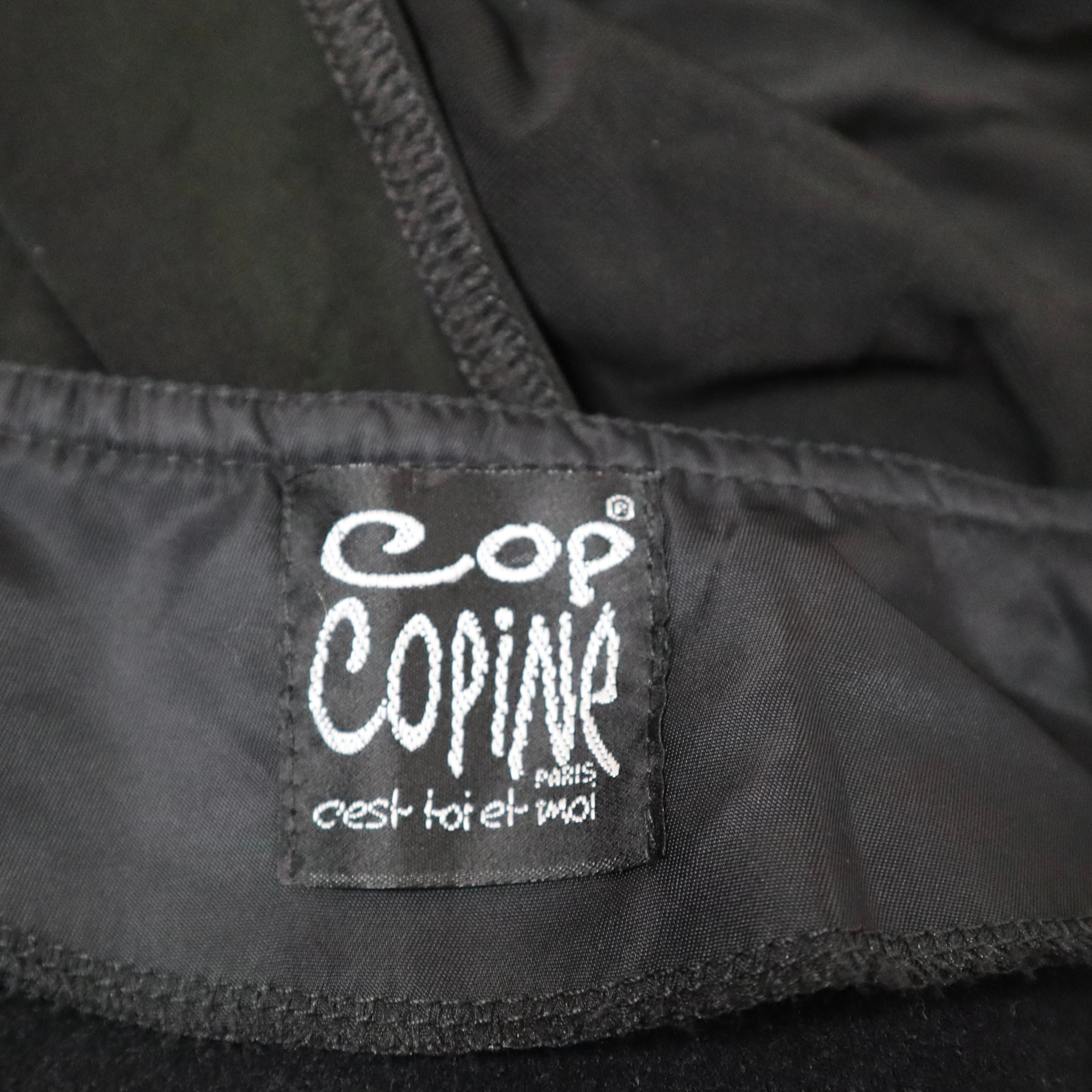 90s COP COPINE Black Vest (S)