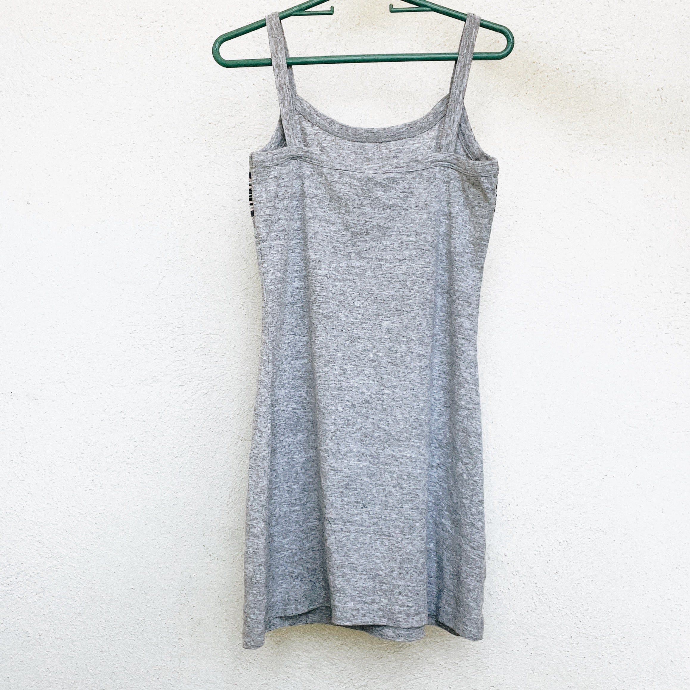 90s Sporty Gray Mini Dress