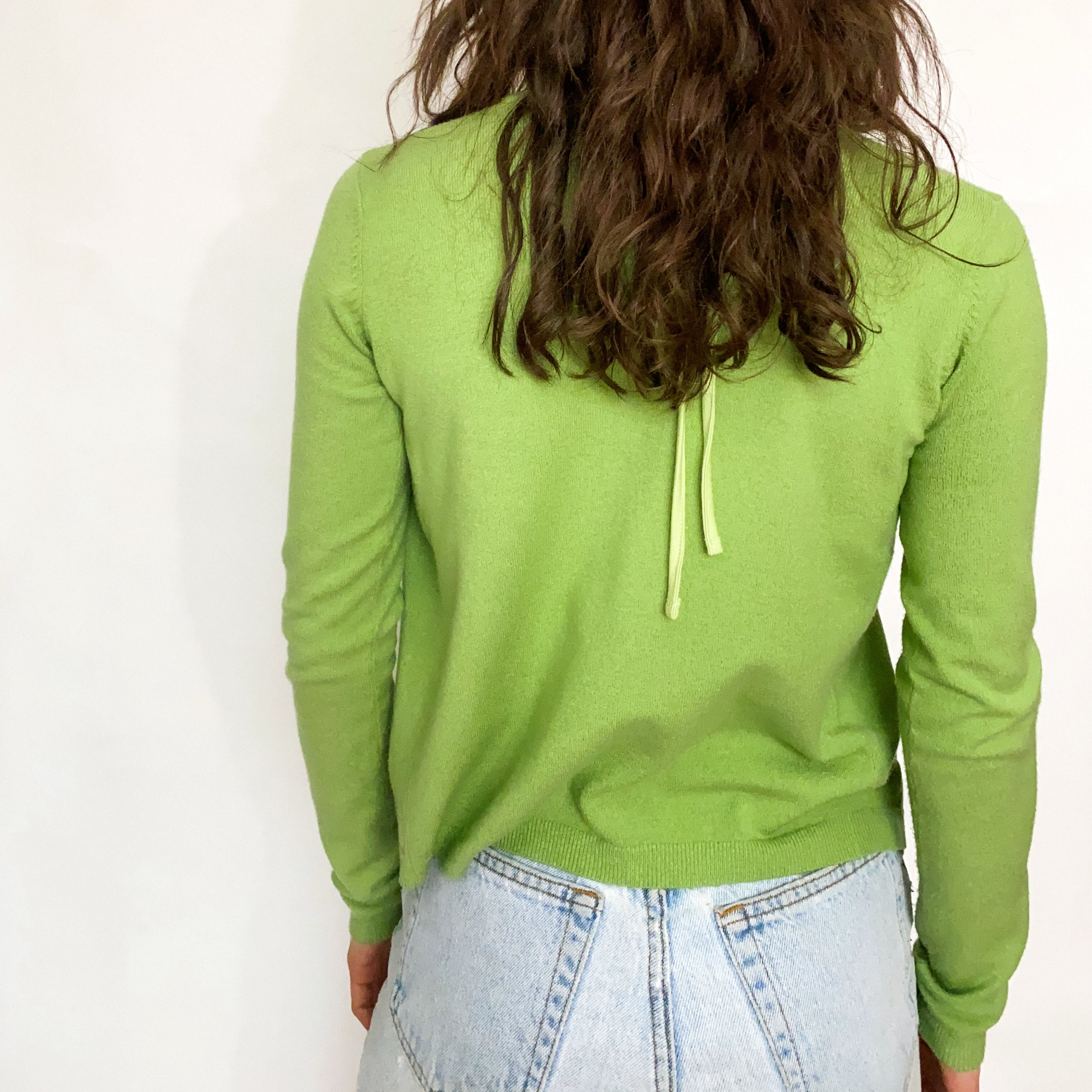 lime halter and cardi set - s/m