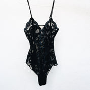 Vintage Sheer Black Teddy