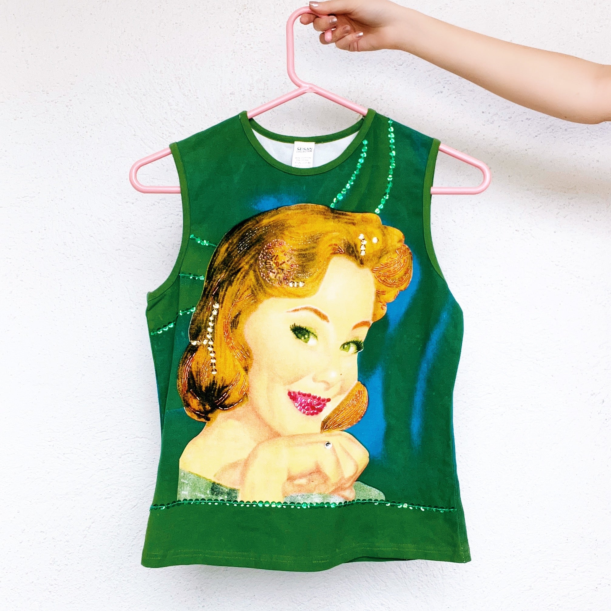 Beaded Glamour Girl Top