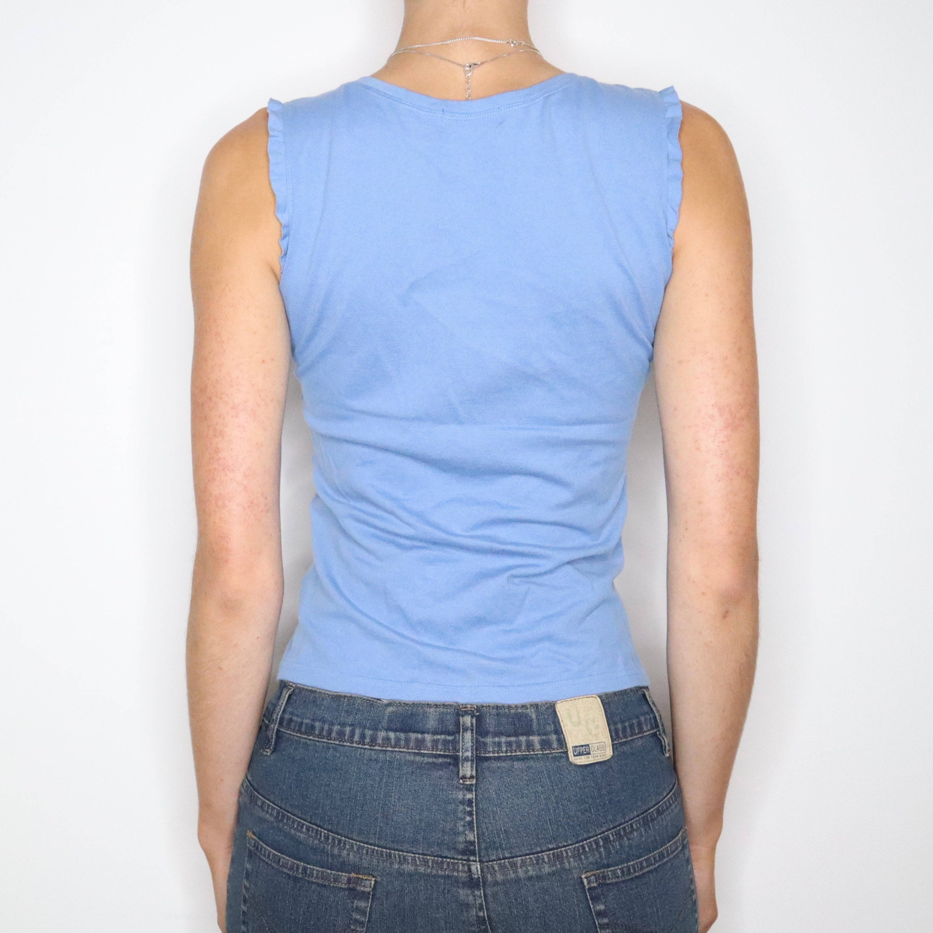 Burberry Blue Tank Top (Small)