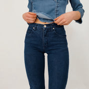 y2k glitter jeans - extra small