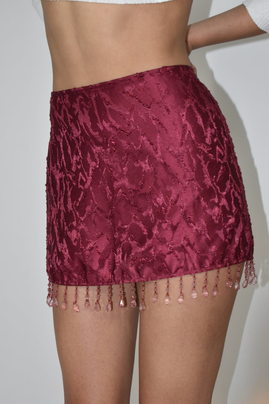 Beaded Miniskirt