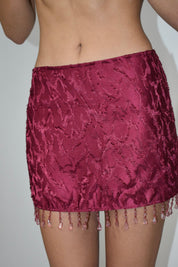 Beaded Miniskirt