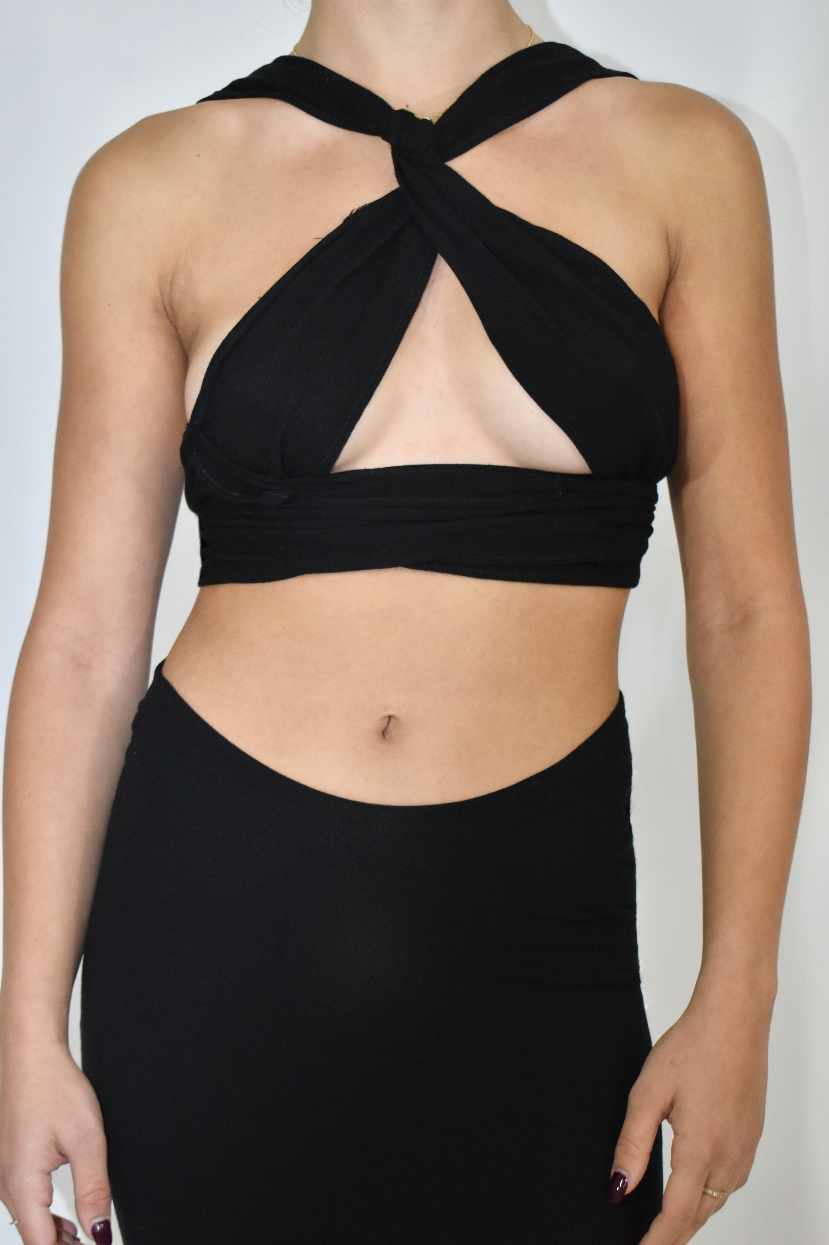 Sleeveless Cutout Top
