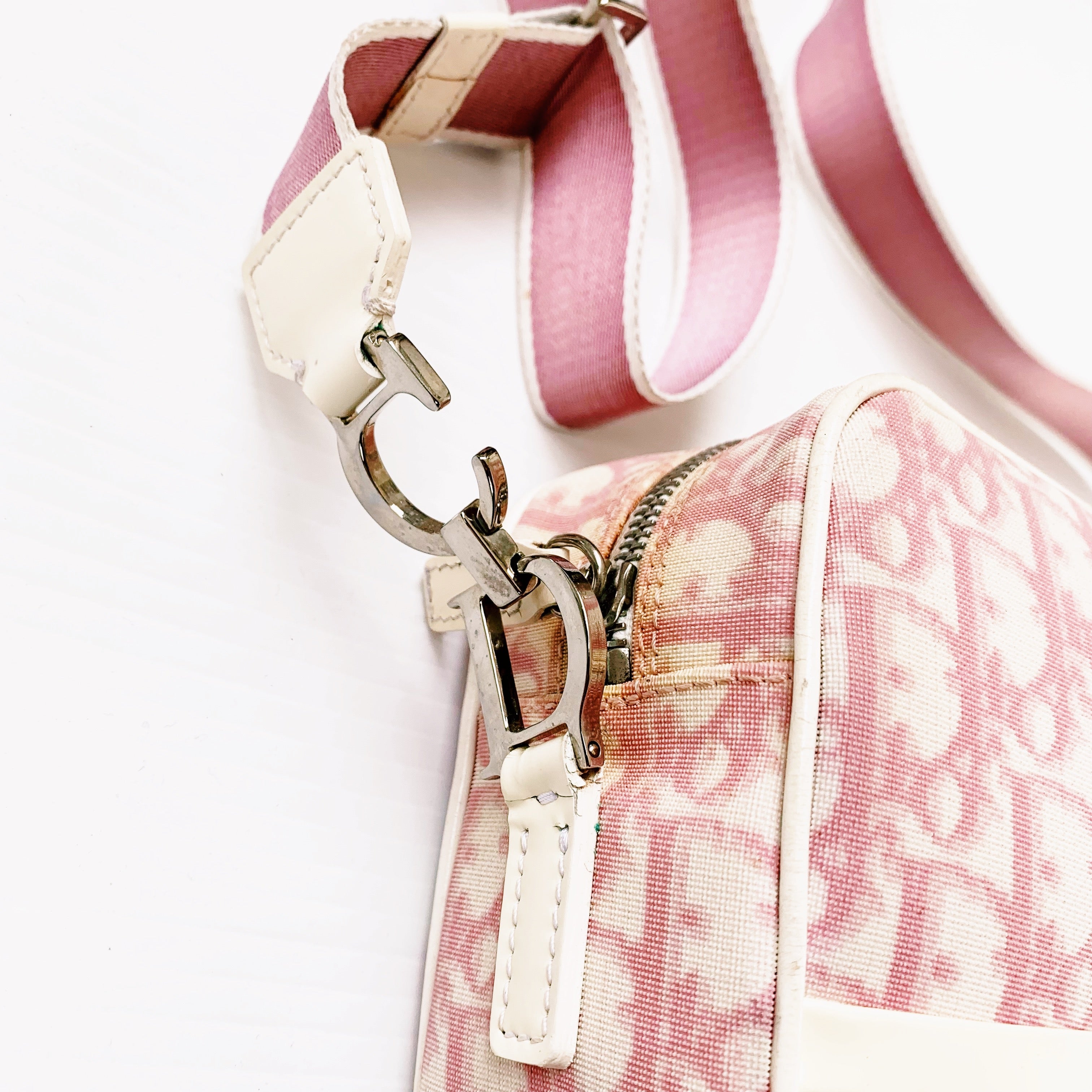 Vintage Pink Dior Trotter + Wallet