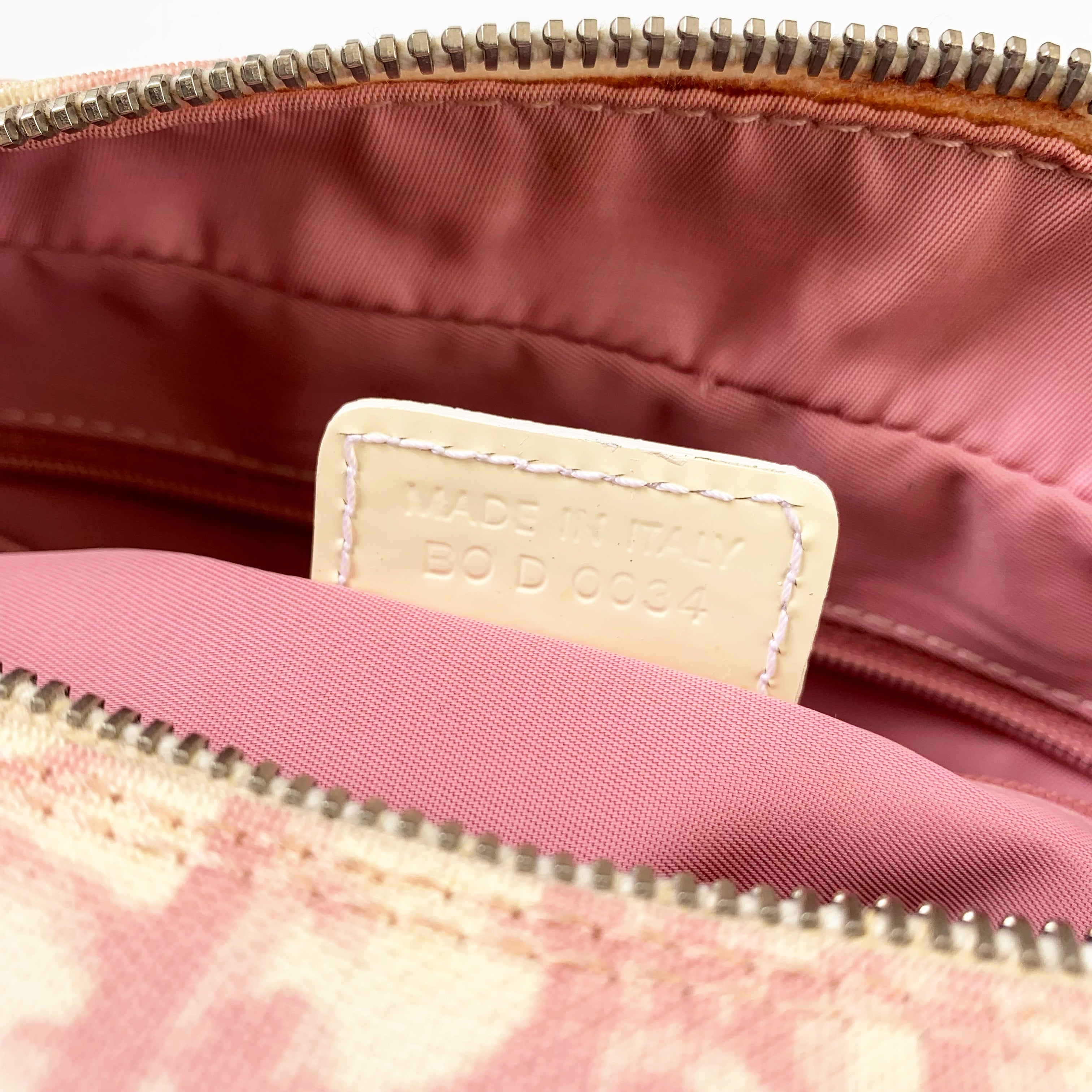 Vintage Pink Dior Trotter + Wallet