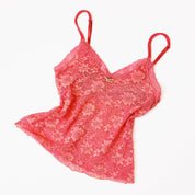 Sheer Lacy Coral Cami