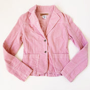 Pink Corduroy Blazer