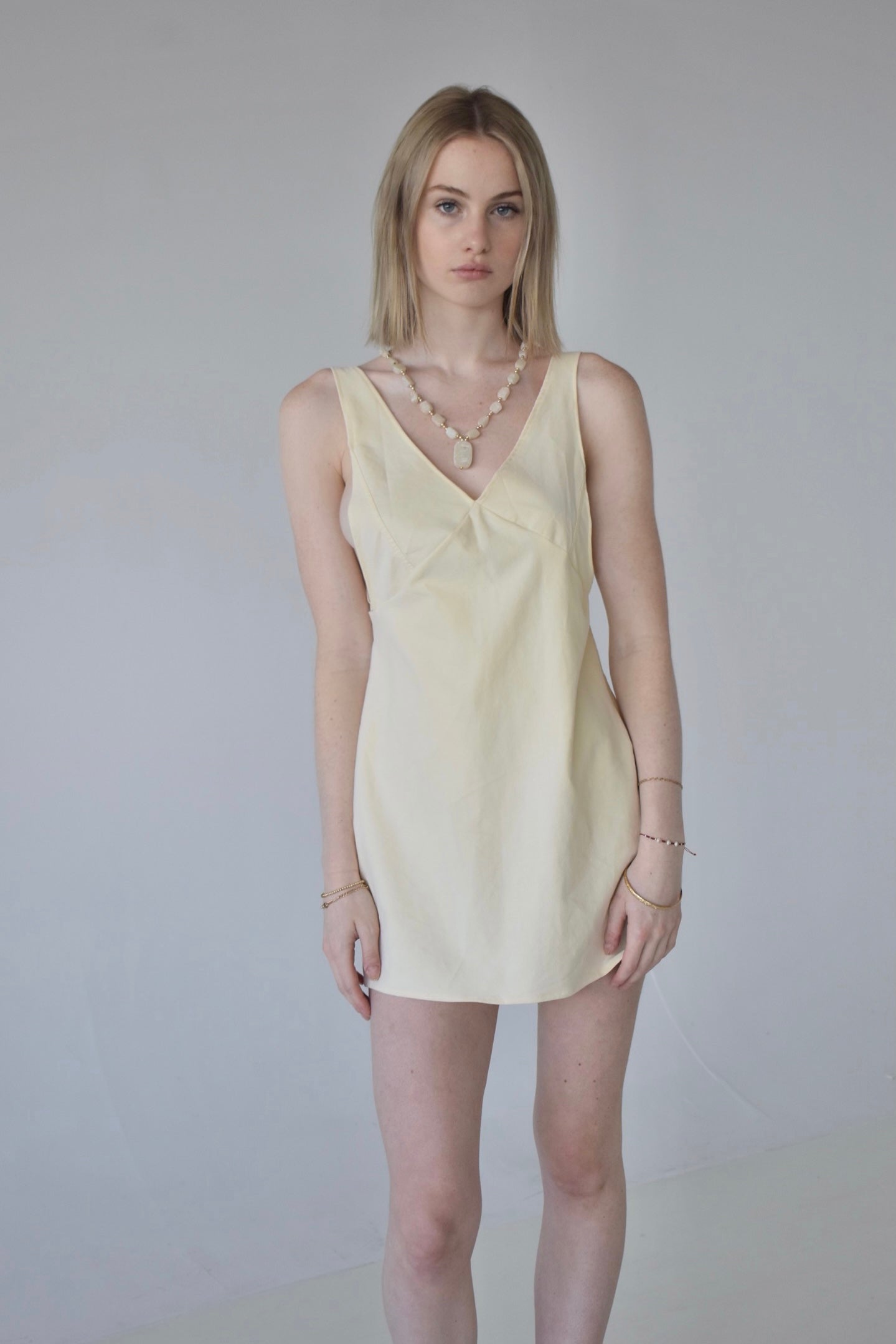 Yellow Mini Dress