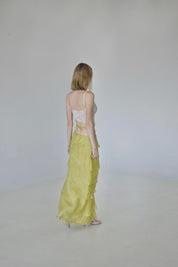 Chartreuse Maxi Skirt