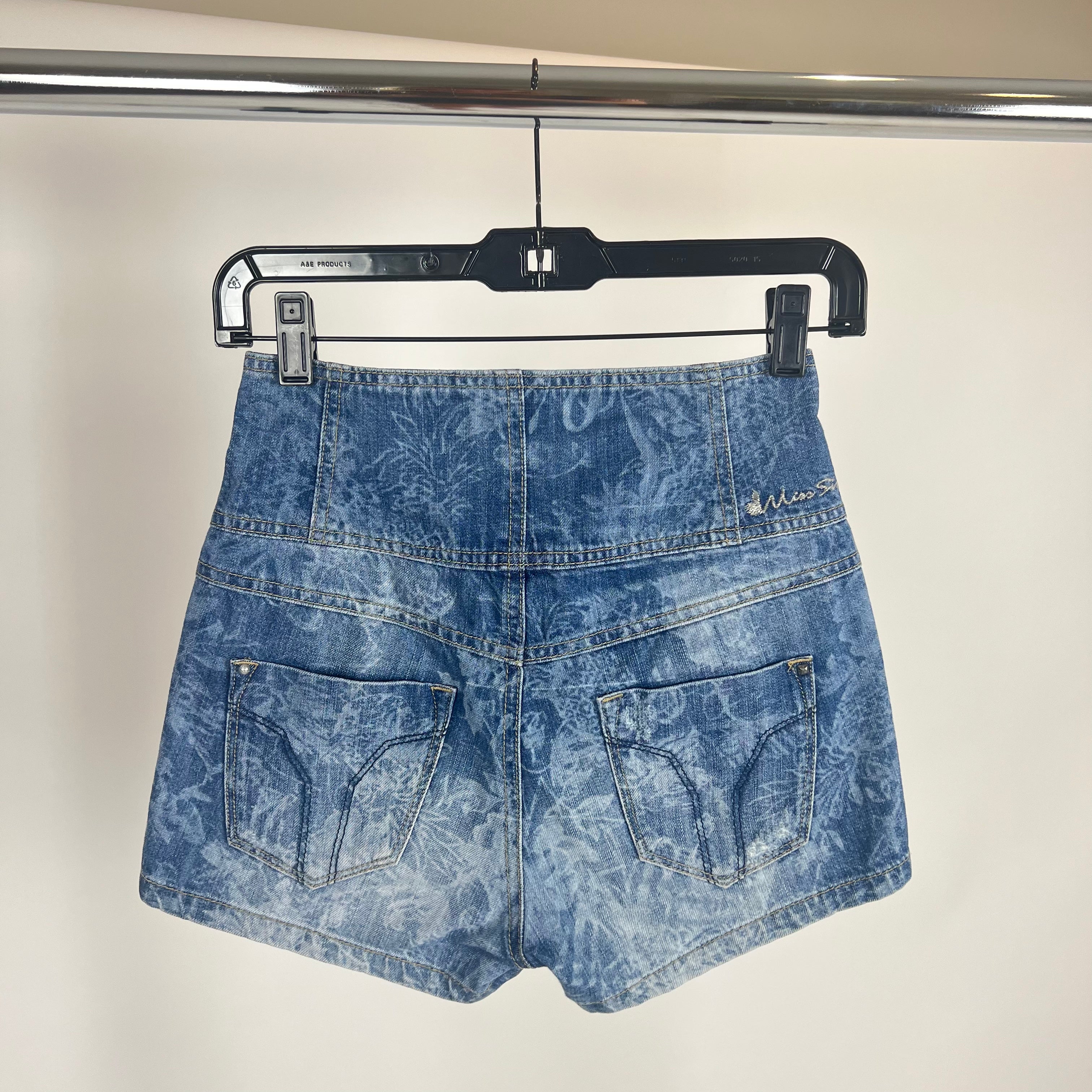 Miss Sixty Super High-Waisted Short Shorts (XXS/XS)