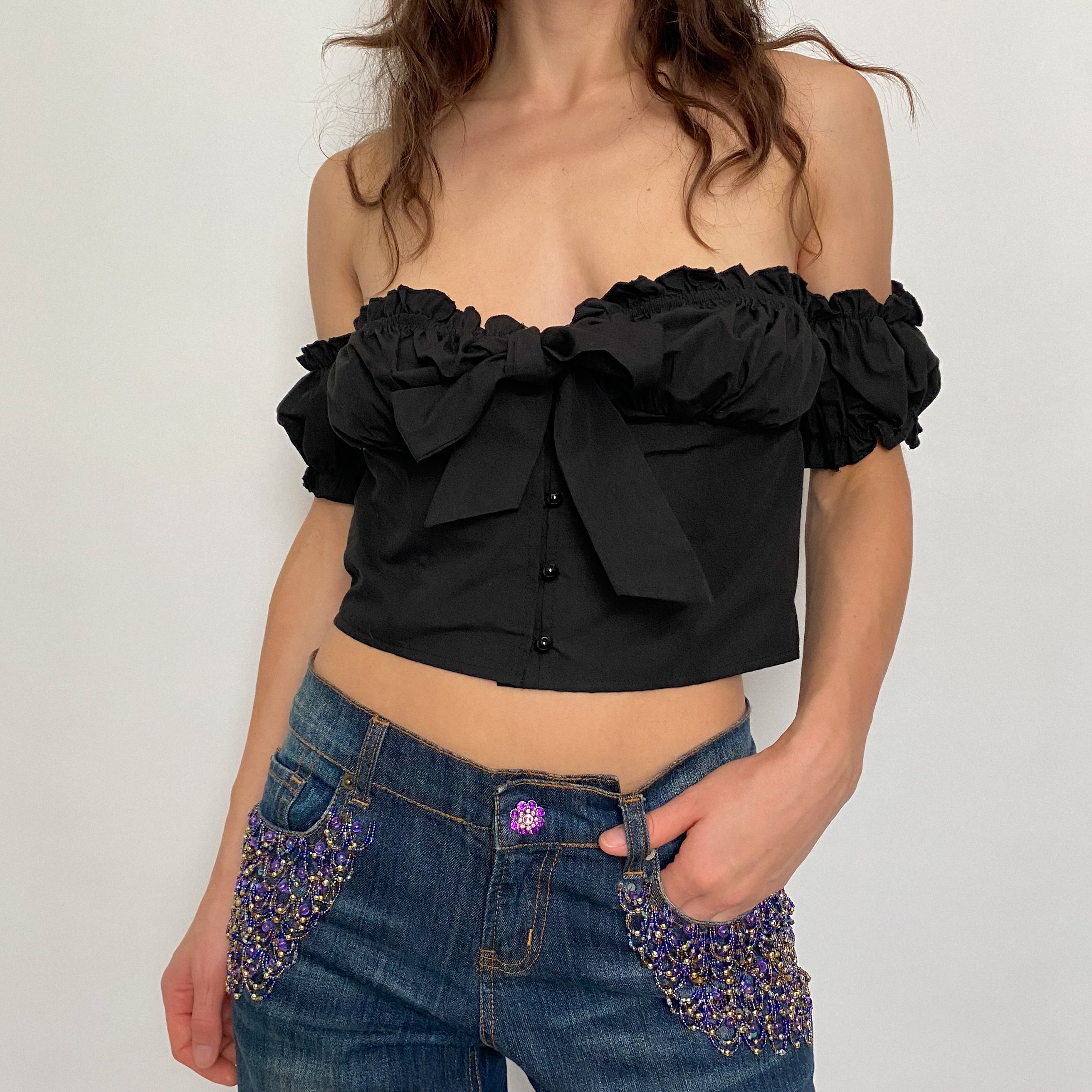 sweetheart top - size m