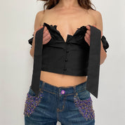 sweetheart top - size m