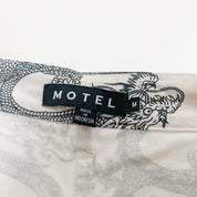 dragon print pants - medium