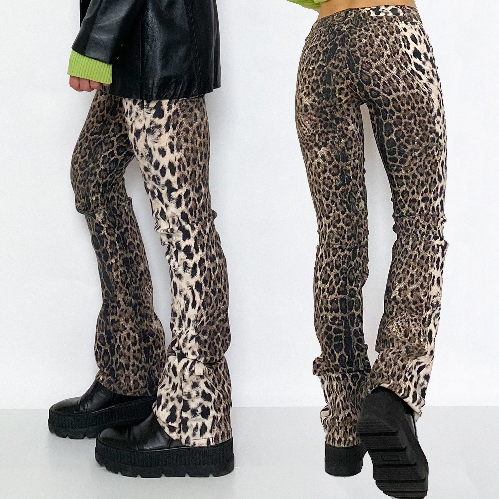 Y2K Bongo Leopard Pants