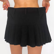 90's pleated mini skirt - large