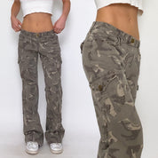 y2k l.e.i studded cargos - medium