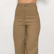 VG Tan Ultra High Rise Trousers