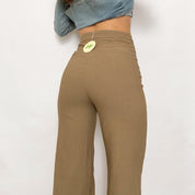 VG Tan Ultra High Rise Trousers