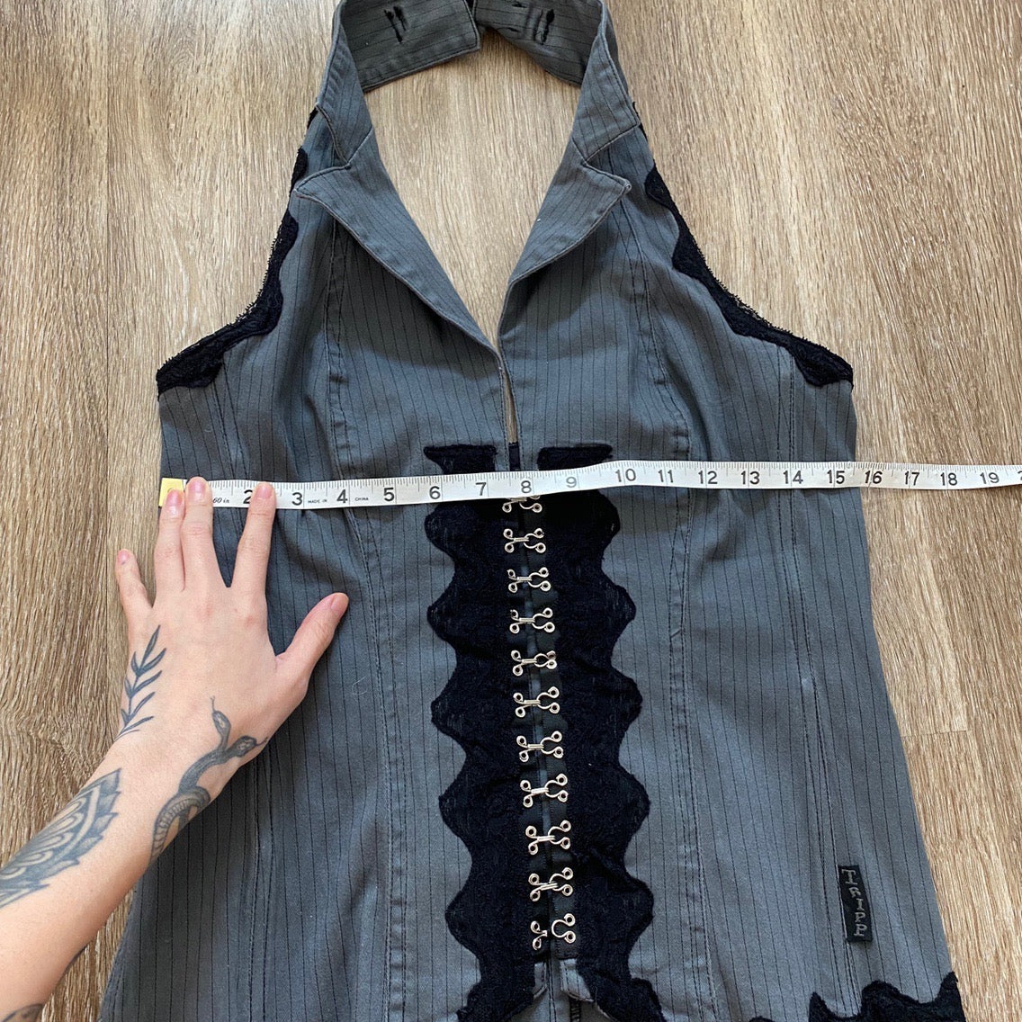 Mall Goth Halter Bustier