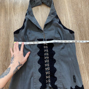 Mall Goth Halter Bustier